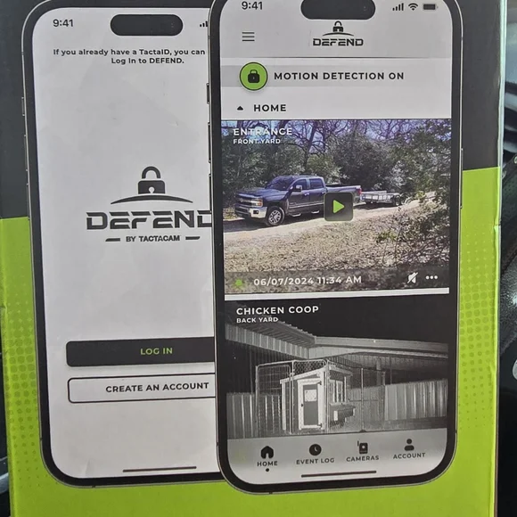 Black Cellular Security Camera